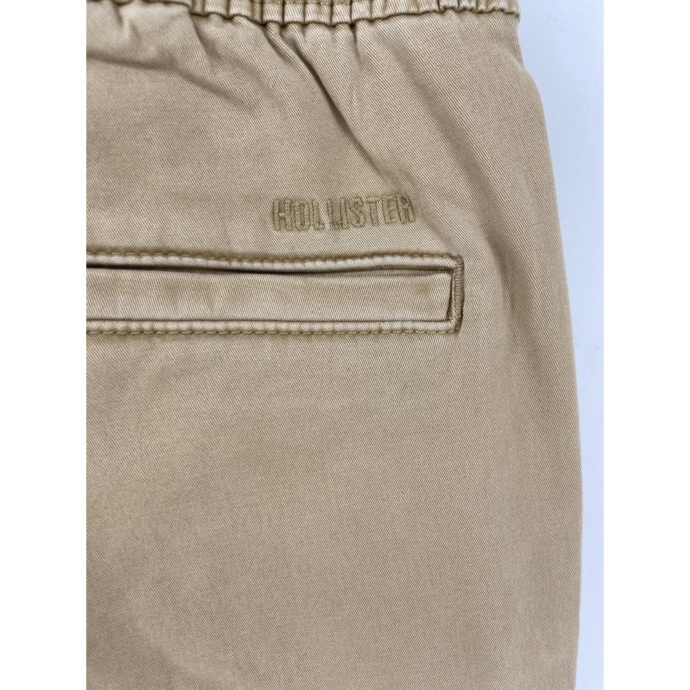 Hollister Pants Mens Small Tan Relaxed Jogger Advanced Stretch Cargo Casual - Picture 11 of 11